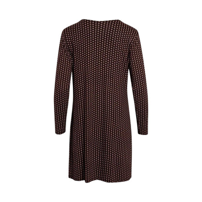 Black - Back - CCDK Copenhagen Womens-Ladies Jacqueline Geometric T-Shirt Dress