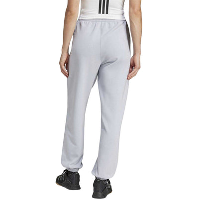 Silver - Back - Adidas Womens-Ladies Designed For Training Loose Joggers