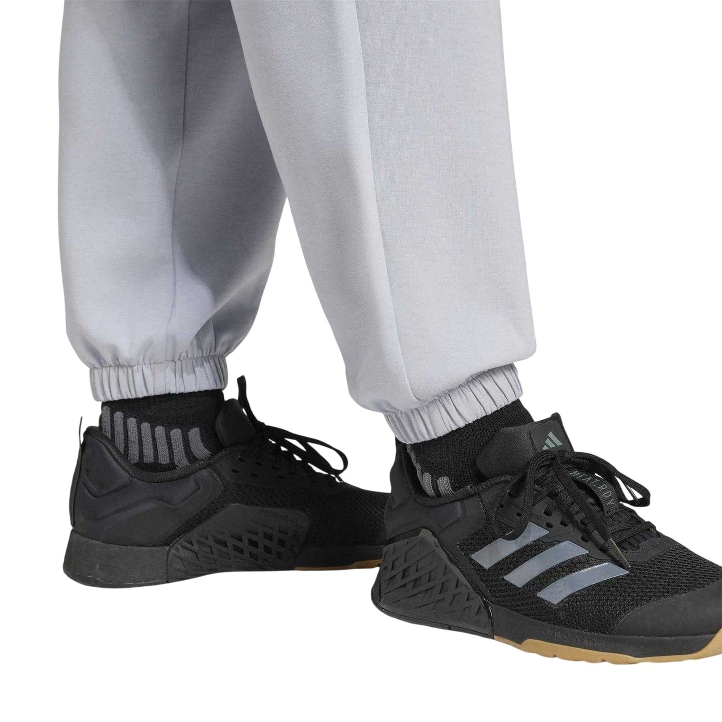 Silver - Lifestyle - Adidas Womens-Ladies Designed For Training Loose Joggers