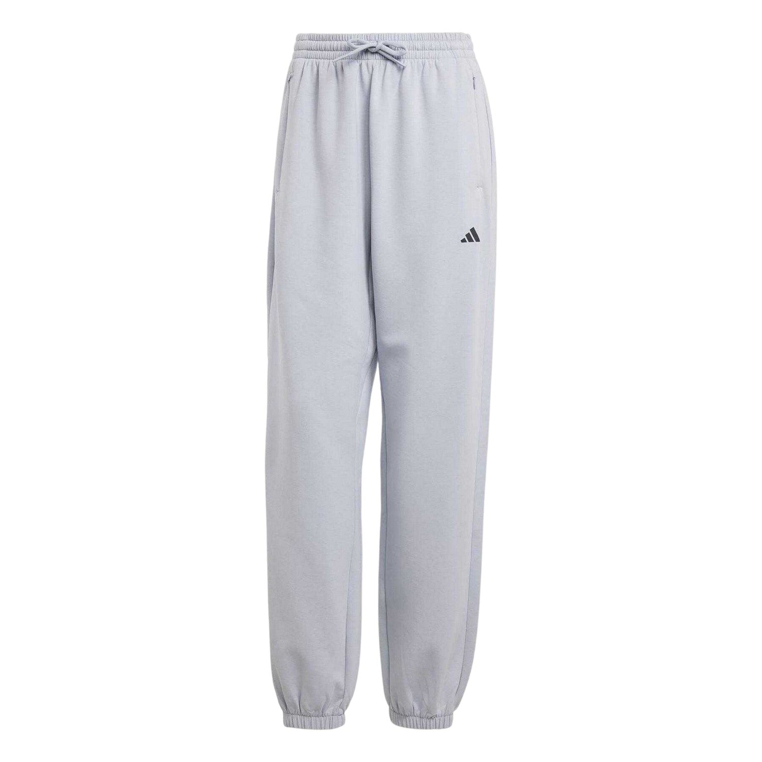 Silver - Front - Adidas Womens-Ladies Designed For Training Loose Joggers