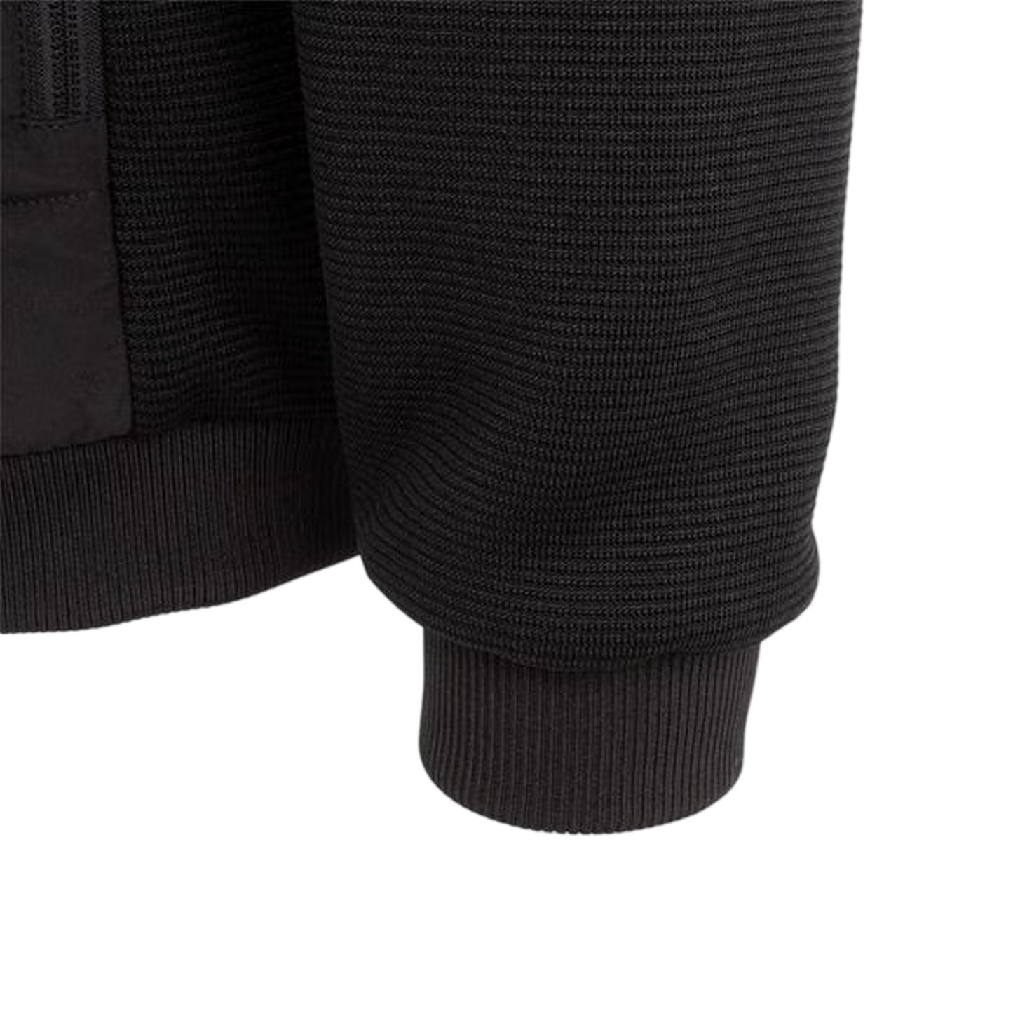 Black - Side - Dunlop Mens Baffled Hybrid Jacket