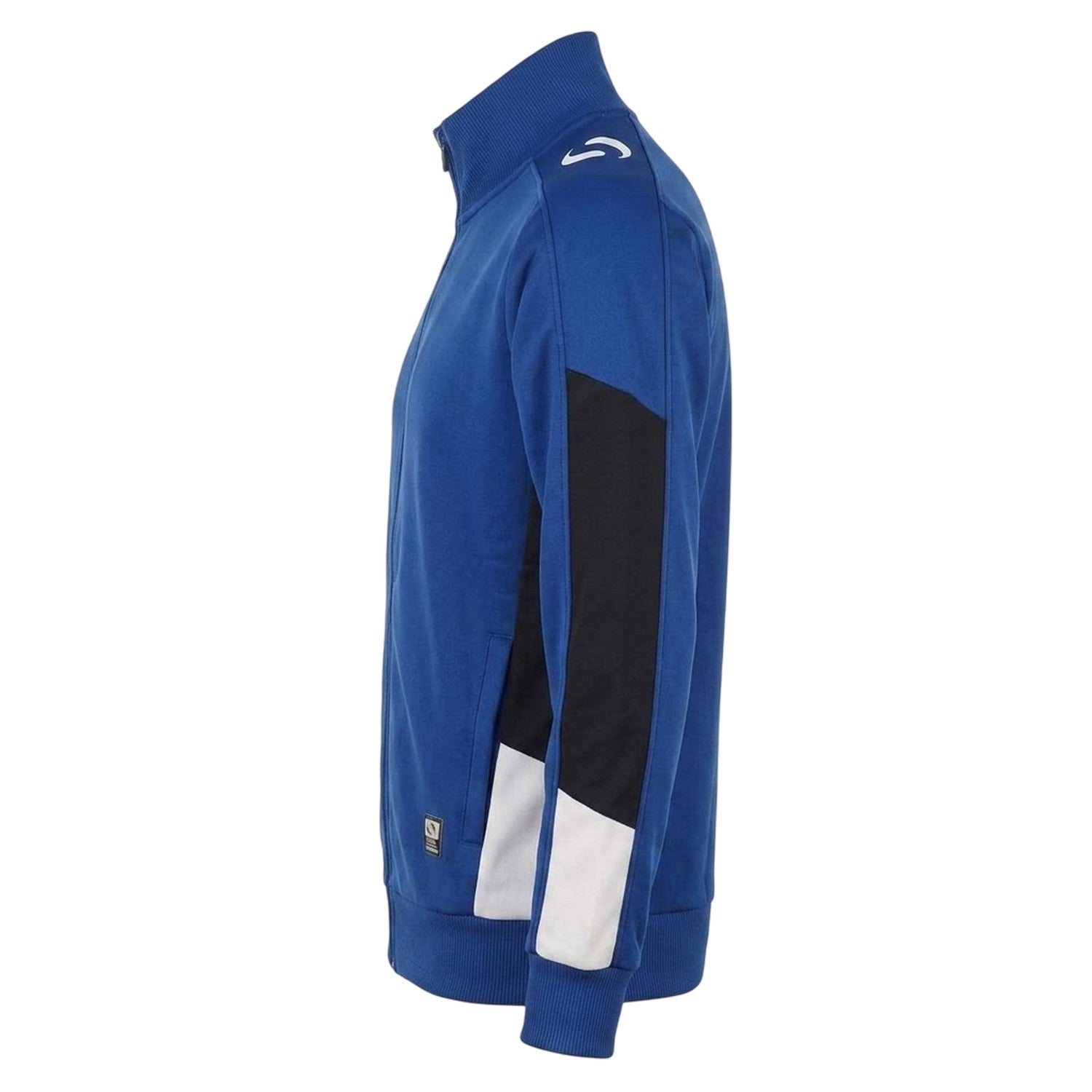 Royal Blue-Navy-White - Side - Sondico Childrens-Kids Moisture Wicking Track Jacket
