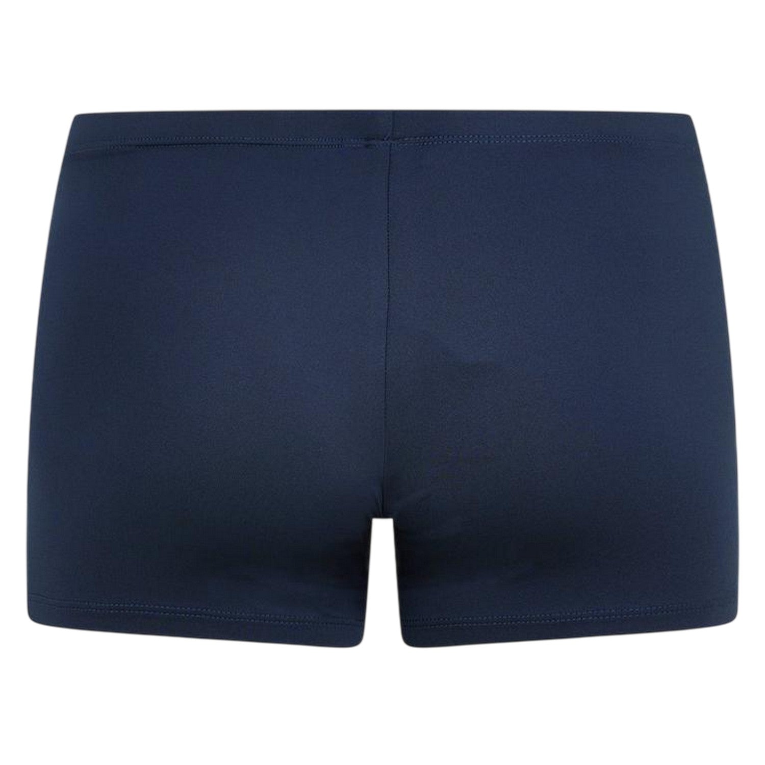 Blue - Back - Head Womens-Ladies Basic Compression Shorts