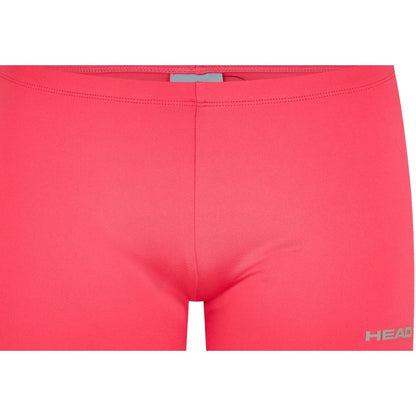 Pink - Side - Head Womens-Ladies Basic Compression Shorts