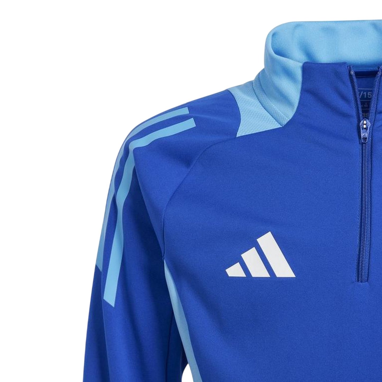 Royal Blue - Side - Adidas Childrens-Kids Tiro 24 Funnel Neck Raglan Top