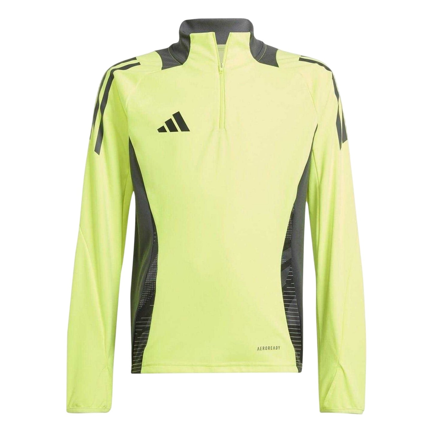 Solar Yellow - Front - Adidas Childrens-Kids Tiro 24 Funnel Neck Raglan Top