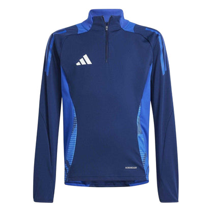 Navy Blue - Front - Adidas Childrens-Kids Tiro 24 Funnel Neck Raglan Top