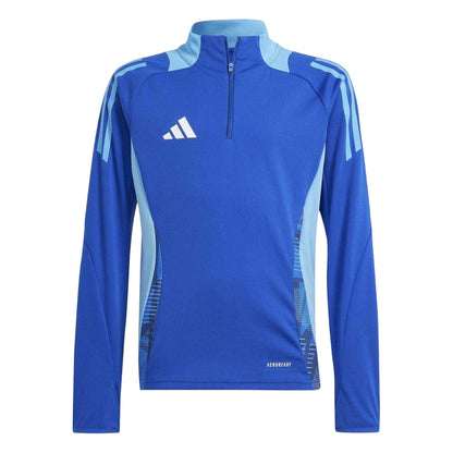 Royal Blue - Front - Adidas Childrens-Kids Tiro 24 Funnel Neck Raglan Top