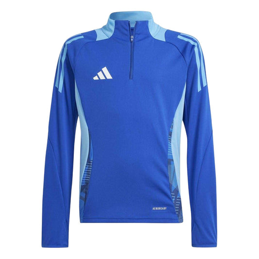 Royal Blue - Front - Adidas Childrens-Kids Tiro 24 Funnel Neck Raglan Top