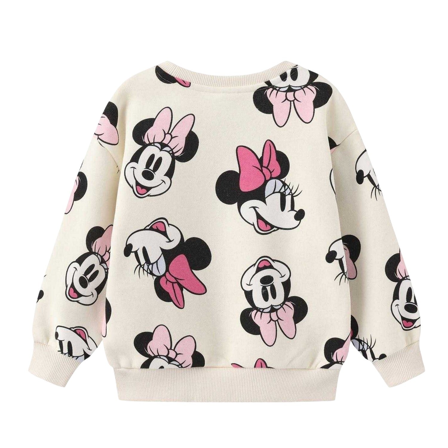 Pink - Side - Disney Childrens-Kids Minnie Mouse Loungewear Set