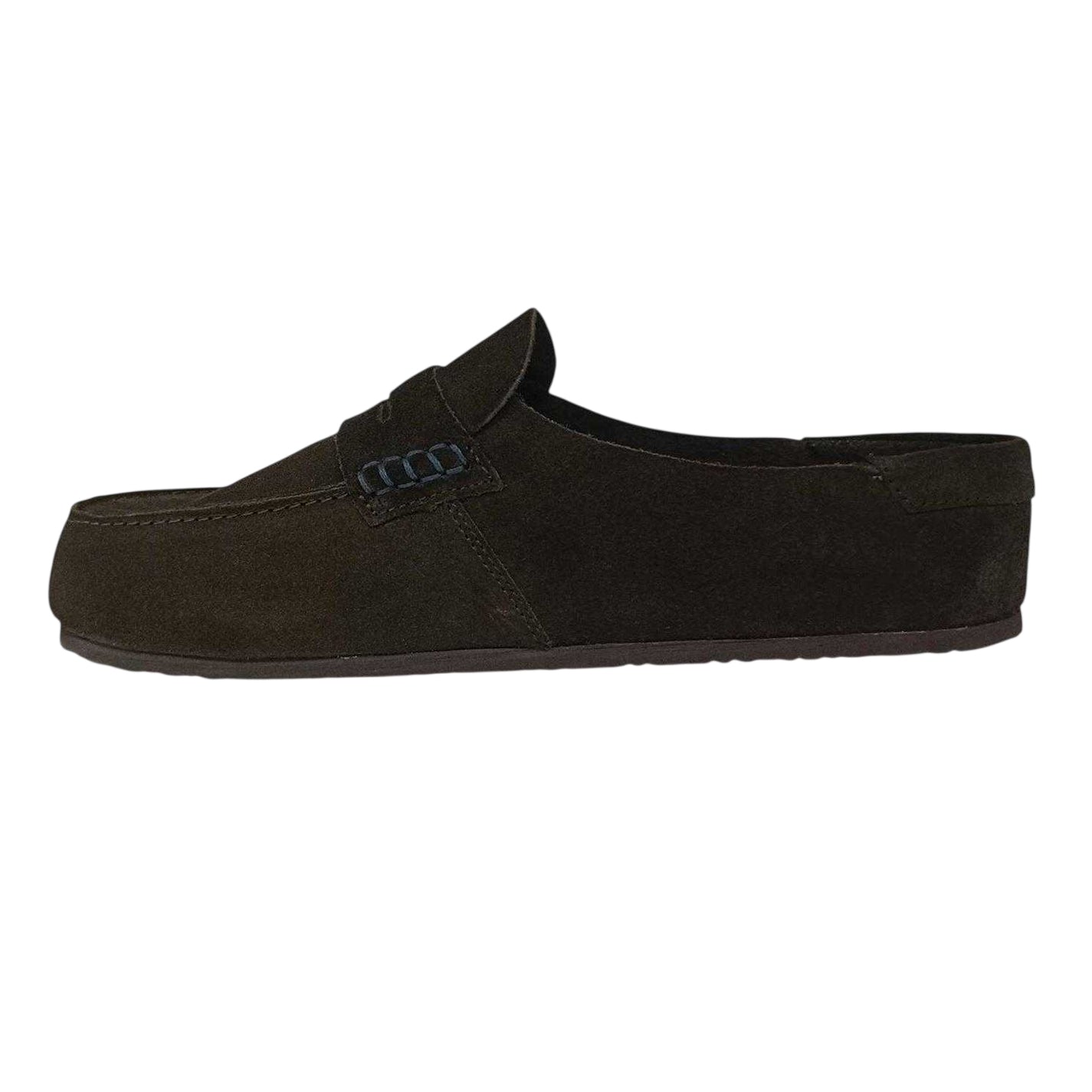 Mocha - Side - Jack Wills Mens Suede Casual Flat Sandals