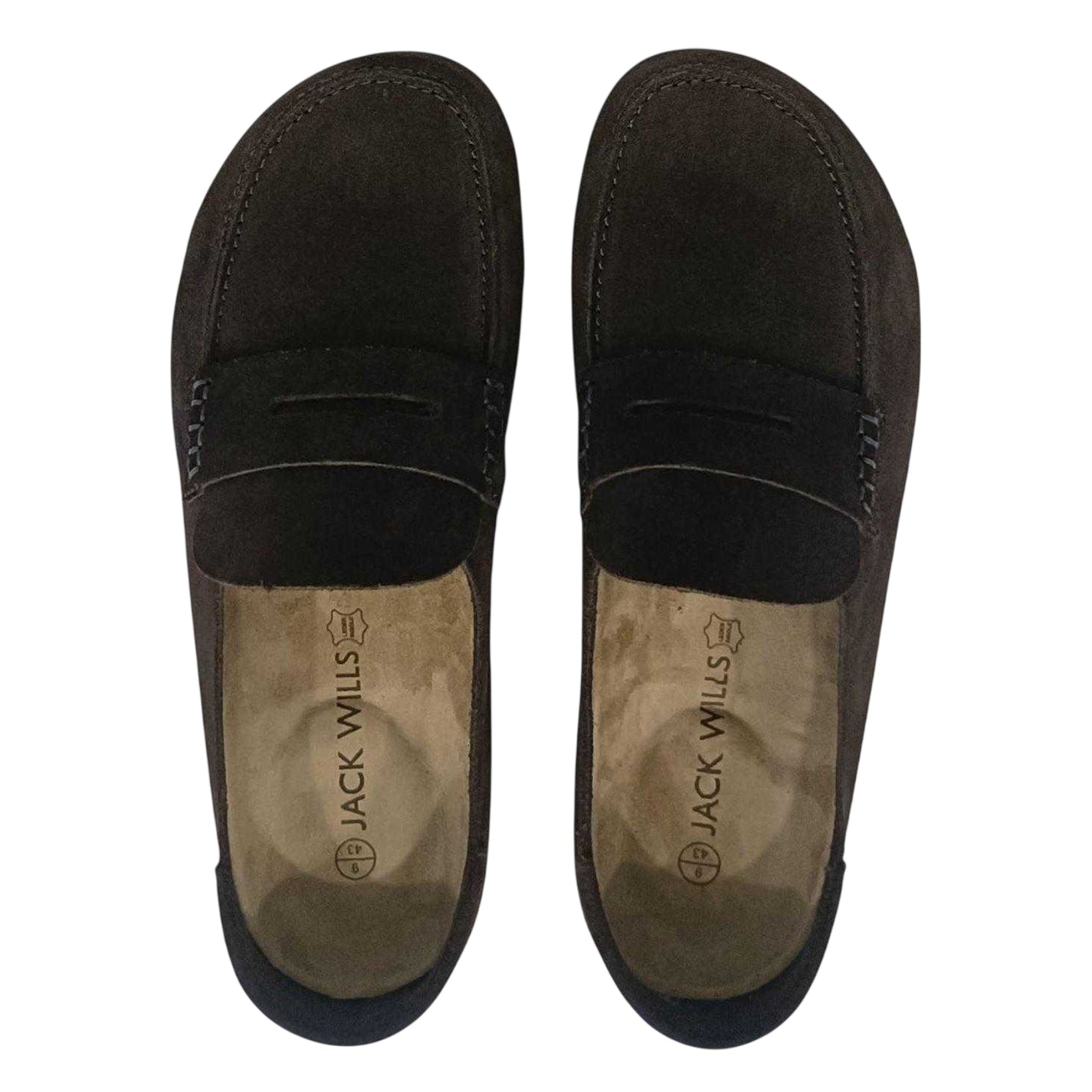 Mocha - Lifestyle - Jack Wills Mens Suede Casual Flat Sandals