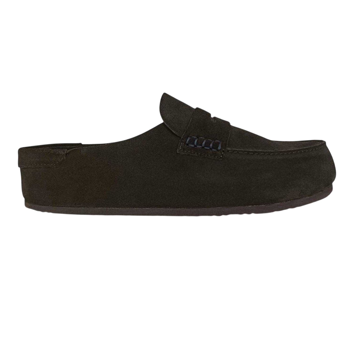 Mocha - Front - Jack Wills Mens Suede Casual Flat Sandals