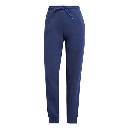 Night Indigo - Front - Adidas Womens-Ladies Manchester United FC Joggers