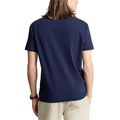 Navy - Back - Ralph Lauren Mens Logo Regular T-Shirt