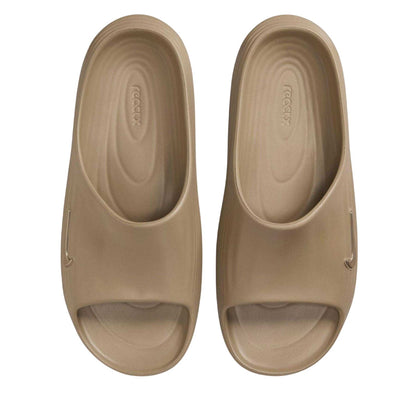 Dark Khaki - Side - Nike Mens Relaxed Fit Sliders