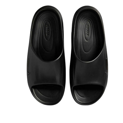 Black - Side - Nike Mens Relaxed Fit Sliders