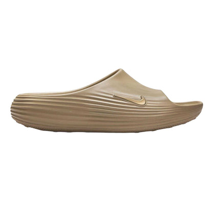 Dark Khaki - Front - Nike Mens Relaxed Fit Sliders