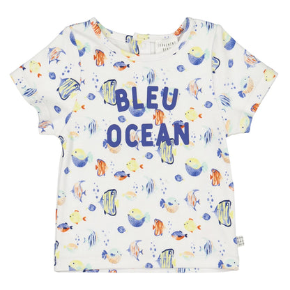 Blue-White - Side - Carrement Beau Baby Boys Co-ord Set