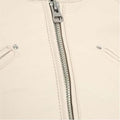 Oatmeal - Side - Vero Moda Womens-Ladies Favodona Faux Leather Jacket