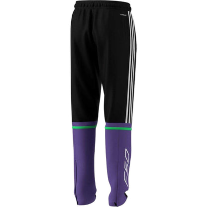 Black - Back - Adidas Childrens-Kids F50 3 Stripes Tracksuit Bottoms