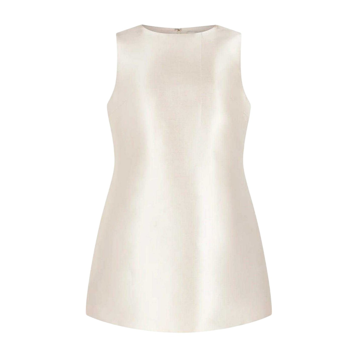 Rose Blush - Front - Odd Muse Womens-Ladies The Ultimate Satin Sleeveless Shift Dress