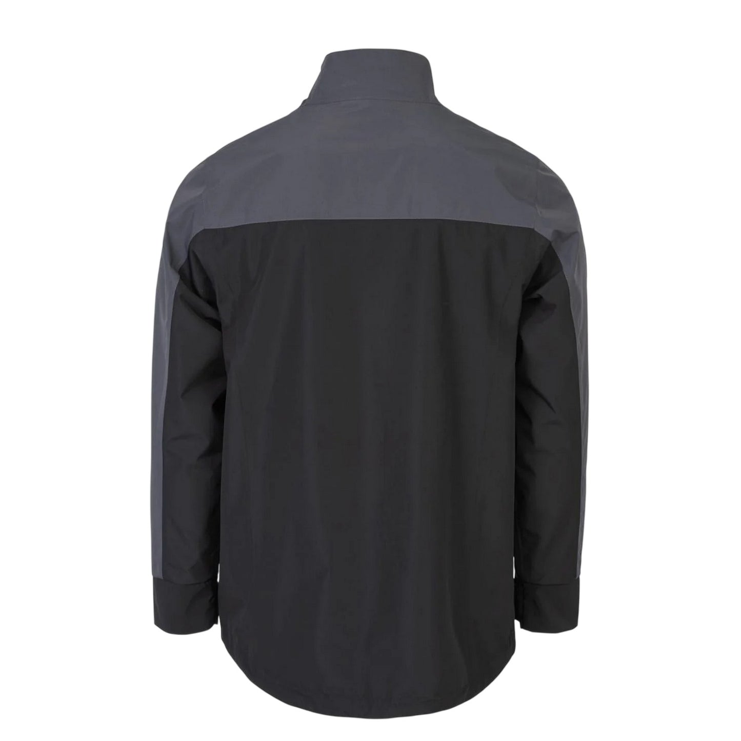 Black - Back - Slazenger Mens Colour Block Waterproof Jacket