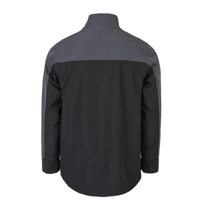 Black - Back - Slazenger Mens Colour Block Waterproof Jacket