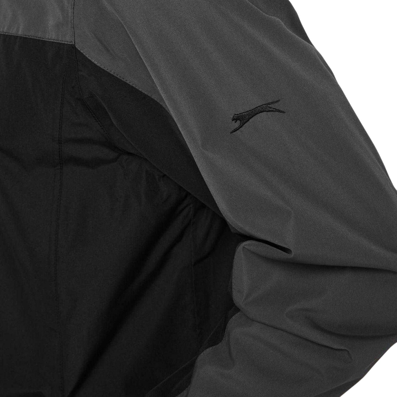 Black - Side - Slazenger Mens Colour Block Waterproof Jacket
