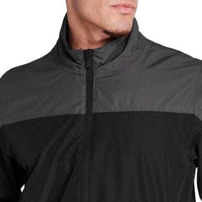 Black - Lifestyle - Slazenger Mens Colour Block Waterproof Jacket