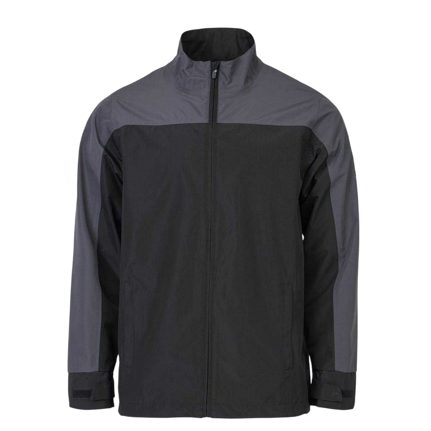 Black - Front - Slazenger Mens Colour Block Waterproof Jacket