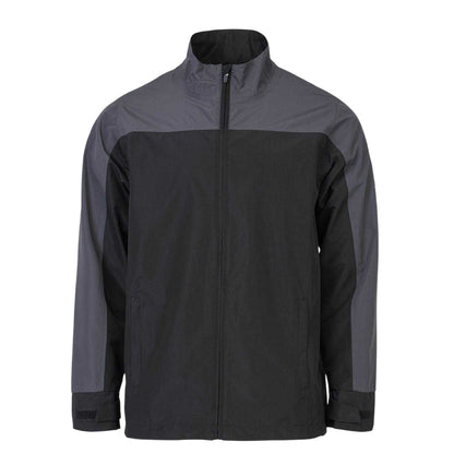 Black - Front - Slazenger Mens Colour Block Waterproof Jacket