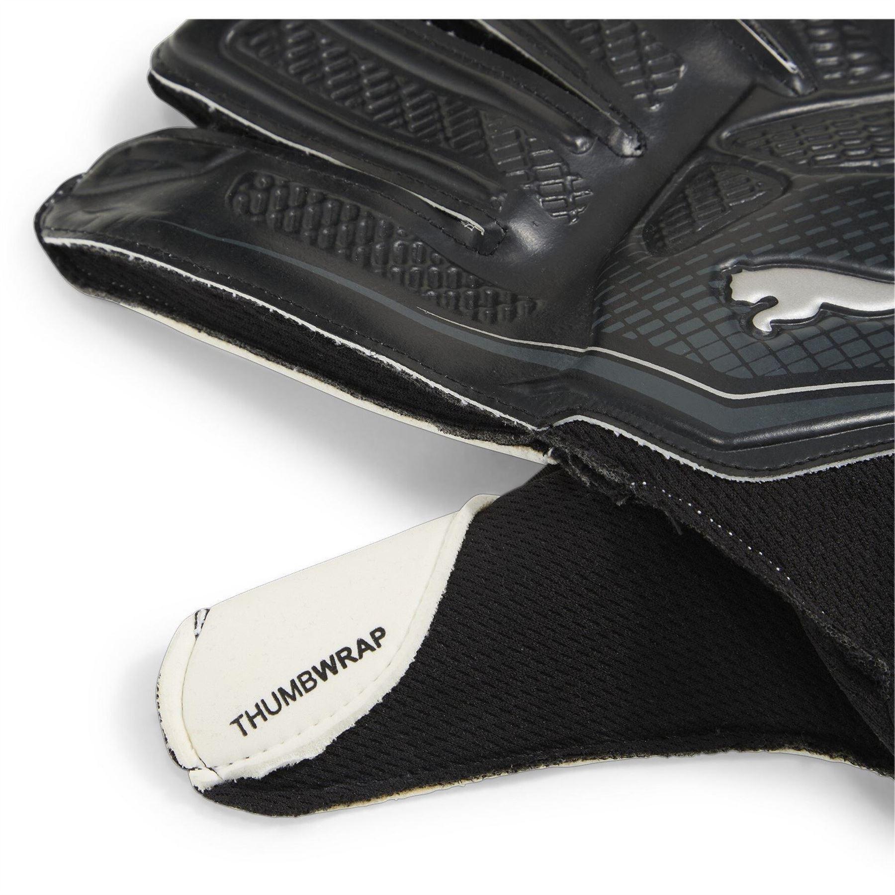 Black-Silver - Back - Puma Childrens-Kids Ultra Play RC Goalkeeper Gloves