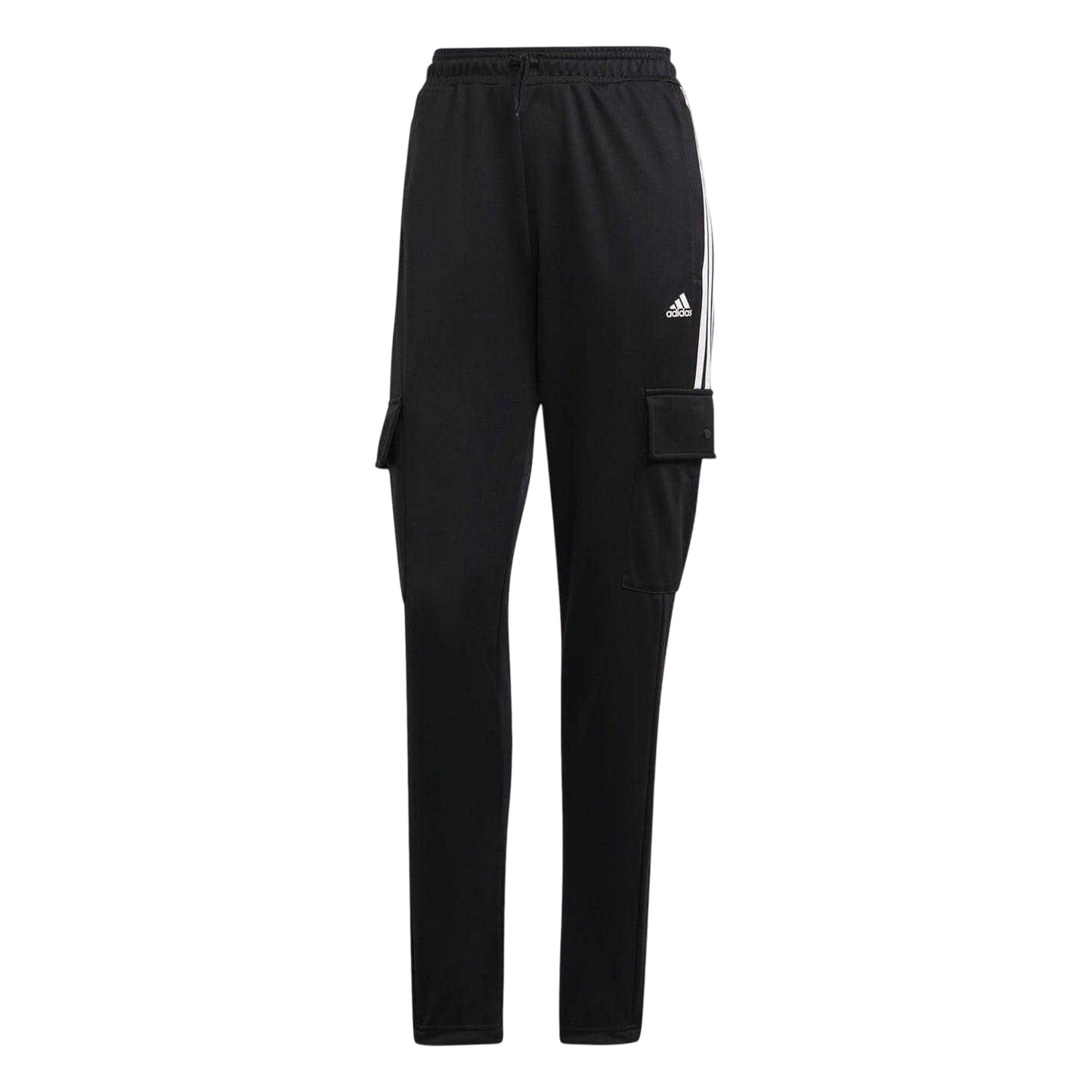 Black-White - Front - Adidas Womens-Ladies Tiro Cargo Trousers