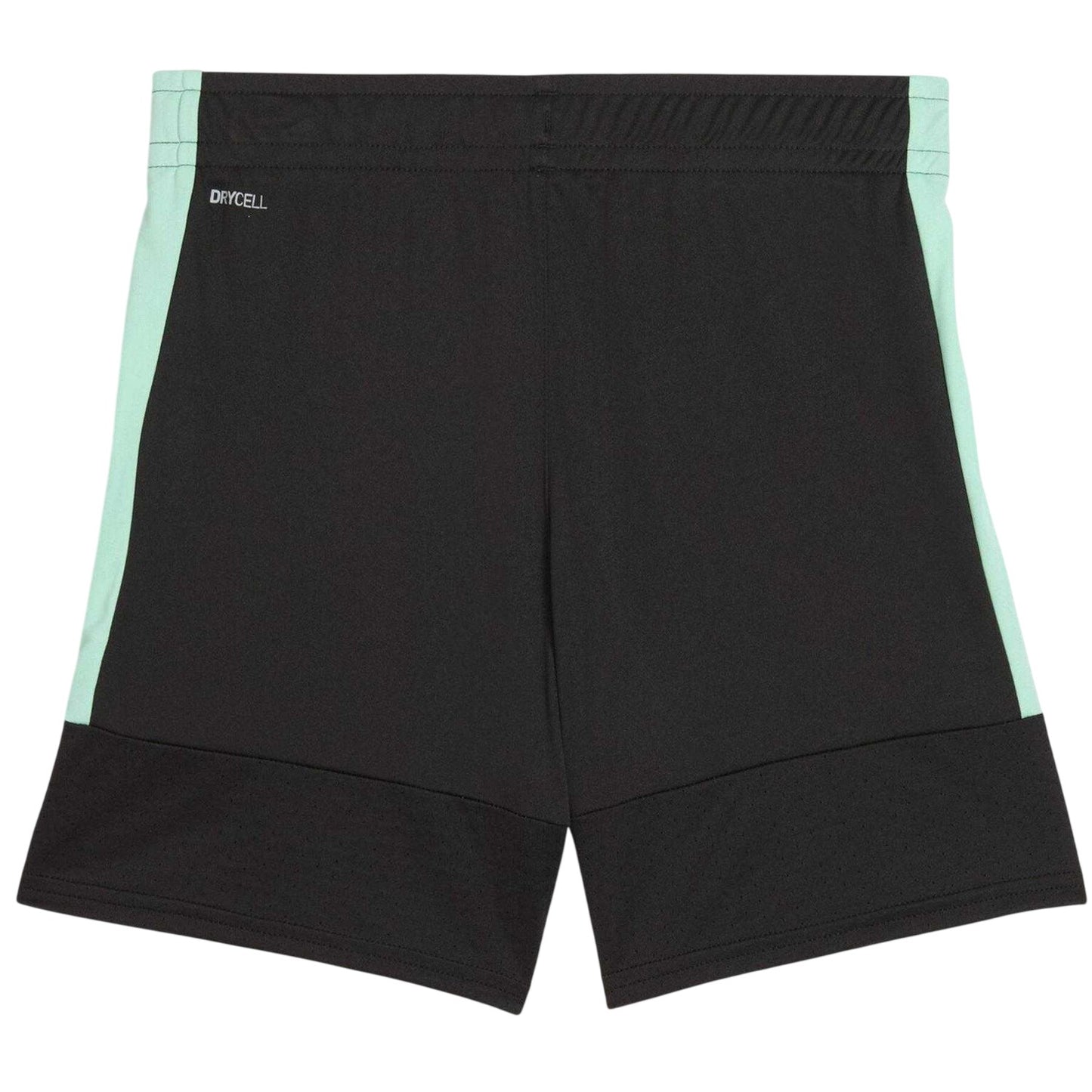 Black-Yellow - Back - Puma Childrens-Kids Neymar JR Lightweight Football Shorts