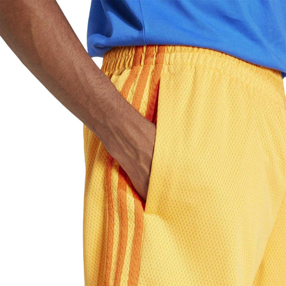 Gold - Side - Adidas Mens Originals Woven Shorts