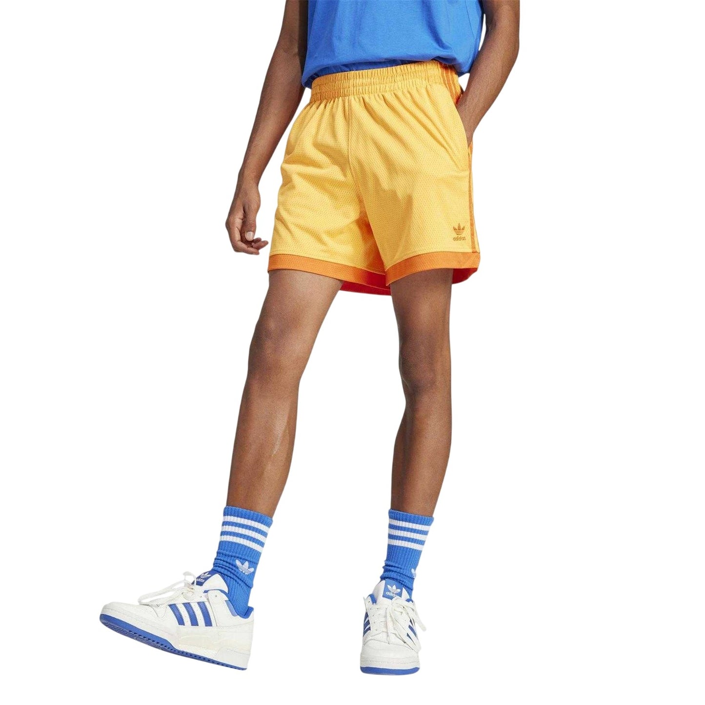 Gold - Pack Shot - Adidas Mens Originals Woven Shorts