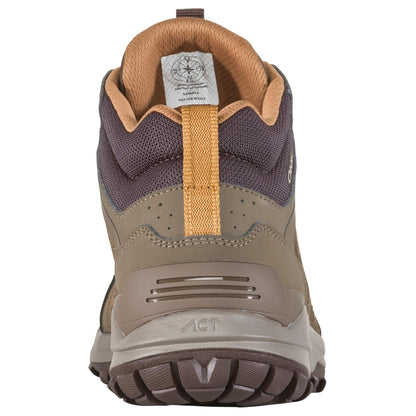 Cedar - Back - Oboz Mens Sypes Leather Hiking Boots