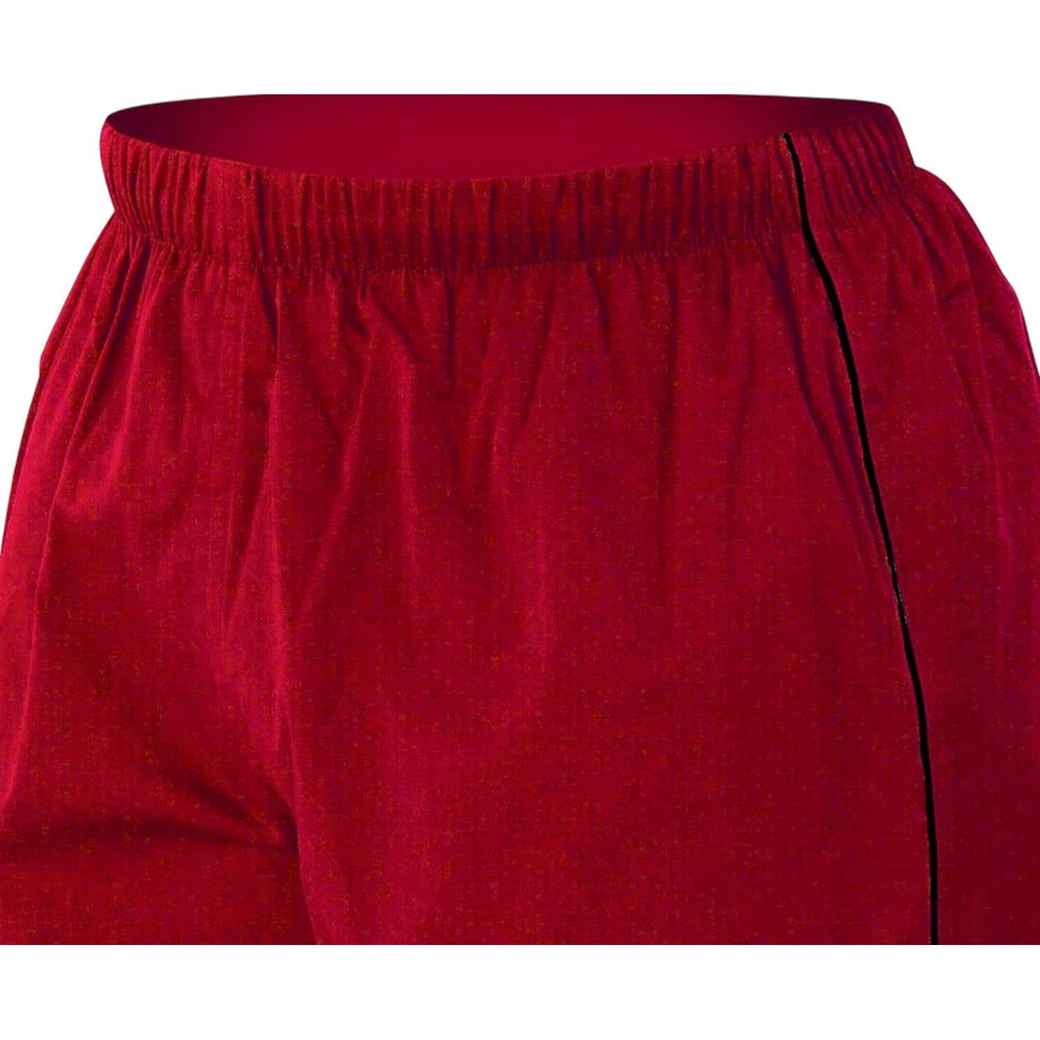 Red - Side - Gilbert Childrens-Kids Elasticated Waist Match Rugby Shorts