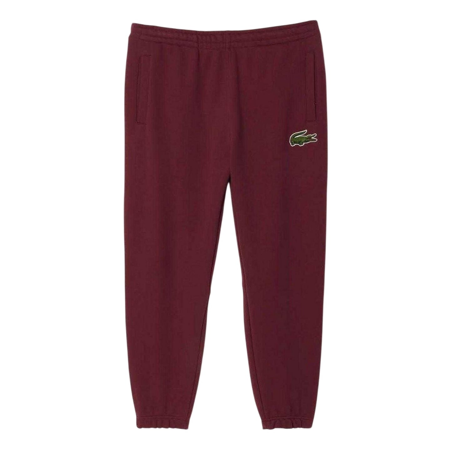 Red - Front - Lacoste Unisex Adult Embroidered Logo Sweatpants