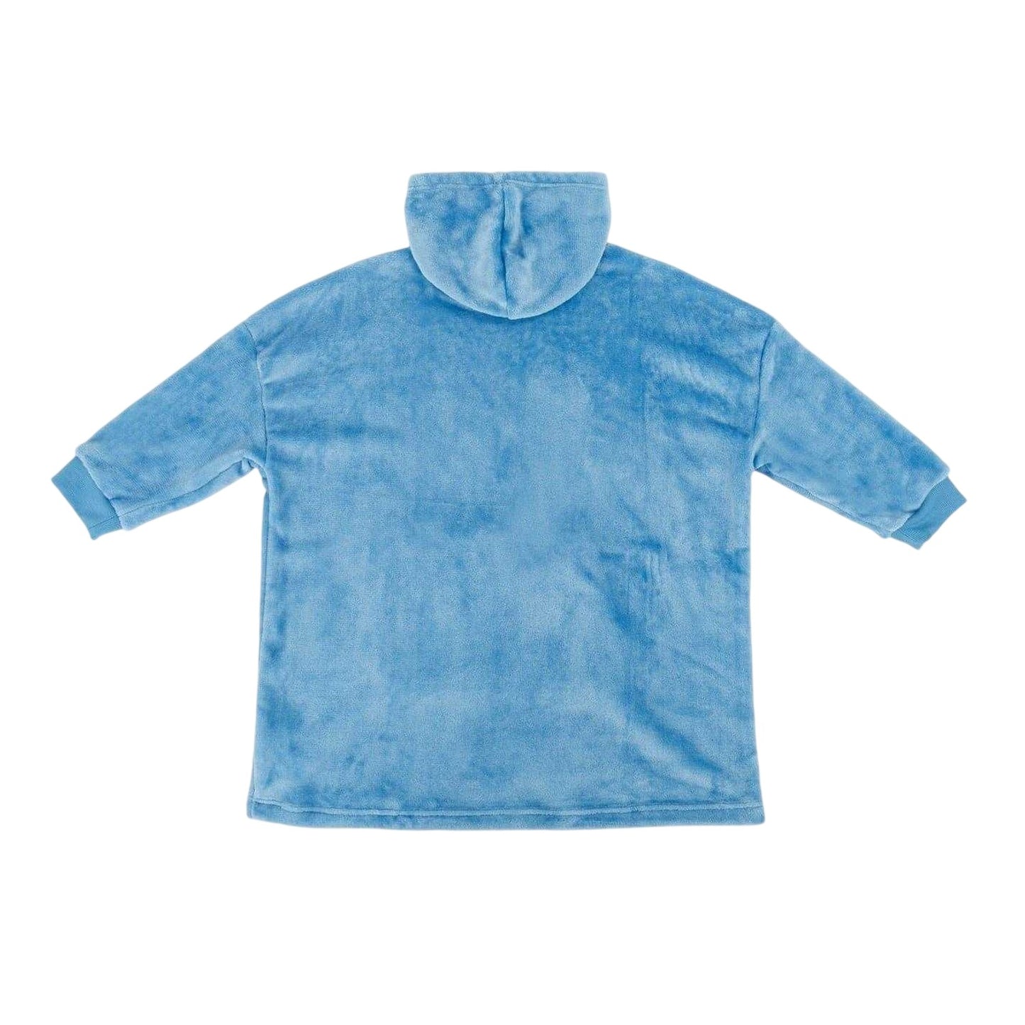 Blue - Back - Star Childrens-Kids Snuggle Oversized Hoodie