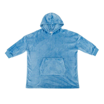Blue - Front - Star Childrens-Kids Snuggle Oversized Hoodie