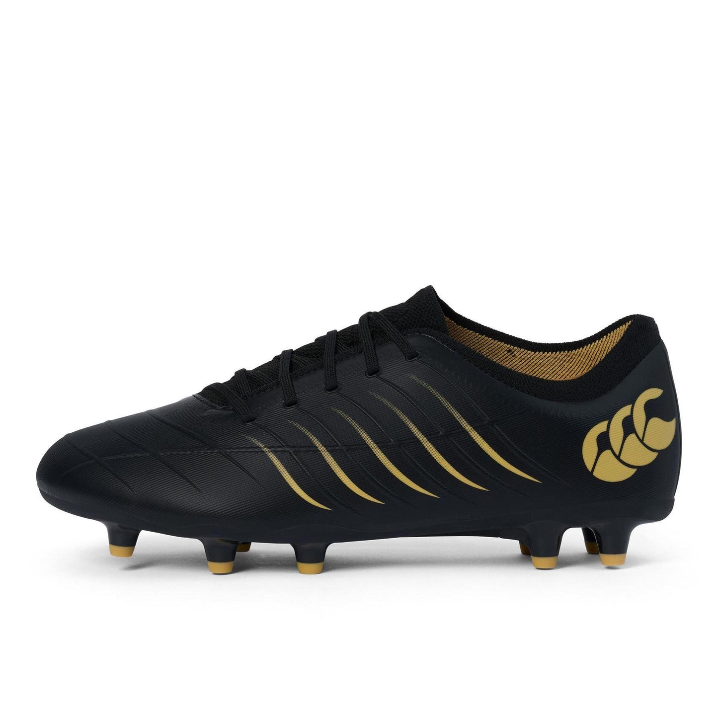 Black - Front - Canterbury Mens Phoenix 2.0 Elite Firm Ground Rugby Boots
