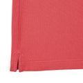 Red - Side - Lacoste Mens Pique Slim Polo Shirt