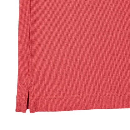 Red - Side - Lacoste Mens Pique Slim Polo Shirt