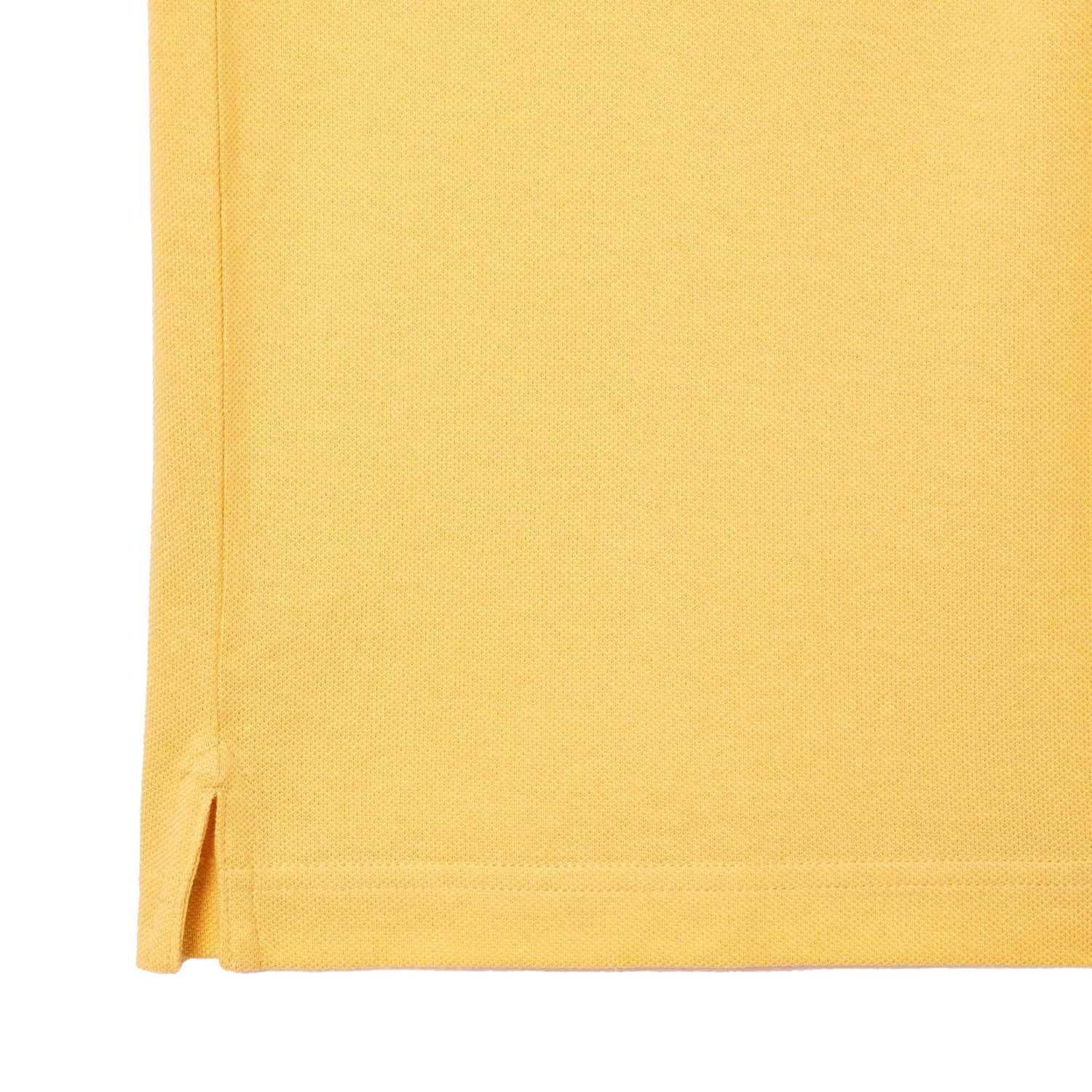 Yellow - Side - Lacoste Mens Pique Slim Polo Shirt