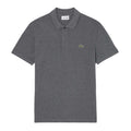 Grey - Front - Lacoste Mens Pique Slim Polo Shirt