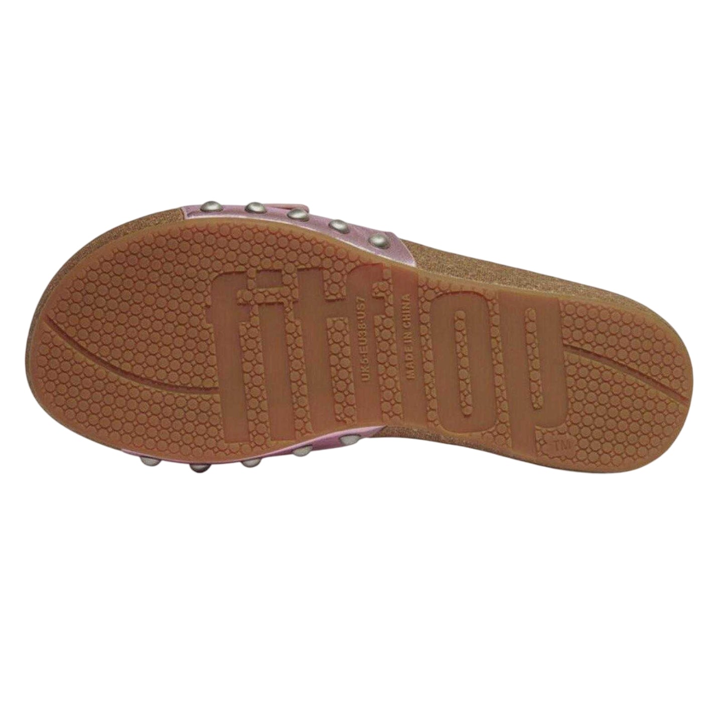 Lilac - Back - FitFlop Womens-Ladies IQushion Sliders