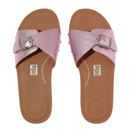 Lilac - Lifestyle - FitFlop Womens-Ladies IQushion Sliders