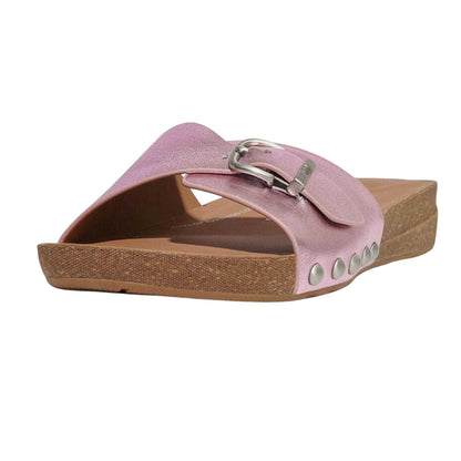 Lilac - Pack Shot - FitFlop Womens-Ladies IQushion Sliders
